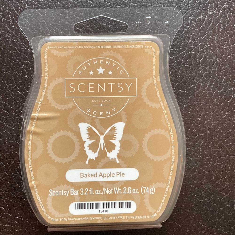 Scentsy baked apple pie wax